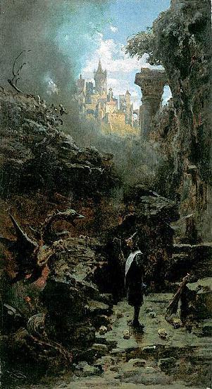 unknow artist Carl Spitzweg